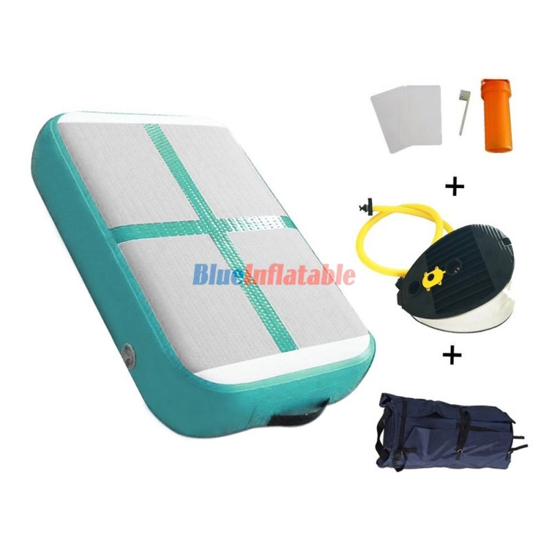 2X1X0.2m Light Green AirTrack Block Thick -  Logo Printing and Shipping are Free