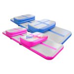 Pink and Blue Inflatable Training AirTrack Mat Set for Home - Free Shipping