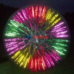 Colourful LED Zorbing Ball, Inflatable Flashing Human Hamster Ball