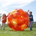 Big Outdoor Play Inflatable Bubble Soccer Orange and Yellow bubble Ball