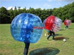 Half Blue Half Red Bubble Soccer Any combination of 6 balls