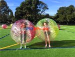 1 Half yellow and 1 Half Pink bubble soccer free shipping