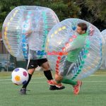 Inflatable bubble Football bumper ball Color dot Free Shipping