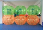 Green/Orange Inflatable Bubble Soccer 6 Balls Online Sale