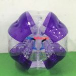 Stripe Purple Coloured / Clear  Bumper  Ball Soccer