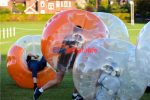 Free Shipping Half Orange inflatable Bubble soccer mix 6 balls