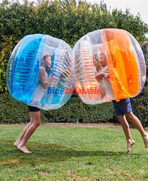 Bumper Bubble Football Bule/Orange 6 Balls Free Shipping