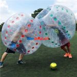 Inflatable bubble soccer 3 green dot and 3 red dot Free Shipping