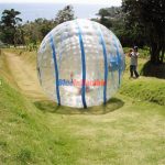 Inflatable Bumper Football PVC Zorb Ball - Blue Stripe