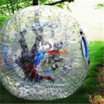 Inflatable PVC Human Zorb Knocker Ball Bubble Game - 1.5M(5ft.)Blue Dot