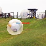Inflatable Bumper Ball TPU Transparent Human Knocker Zorb Ball1.2M(4ft.) Diameter Orange
