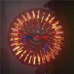 Lighting PVC Bubble Soccer Ball zorb 2.5m(8ft.) Red