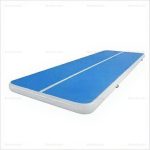 Blue & White Inflatable Air Tumble Track