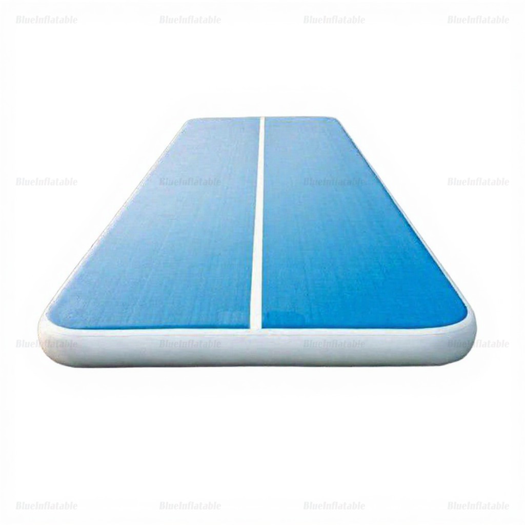Blue & White Inflatable Air Tumble Track - Image 6