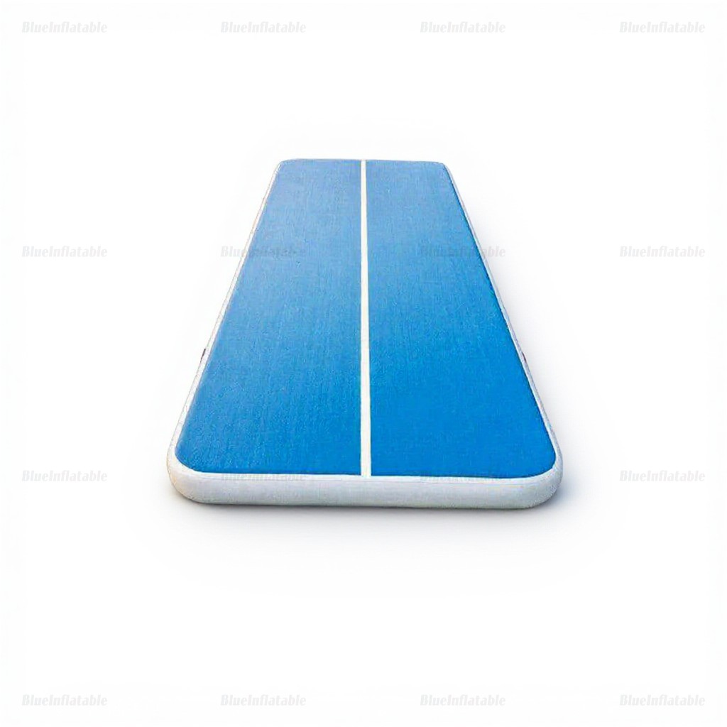 Blue & White Inflatable Air Tumble Track - Image 9