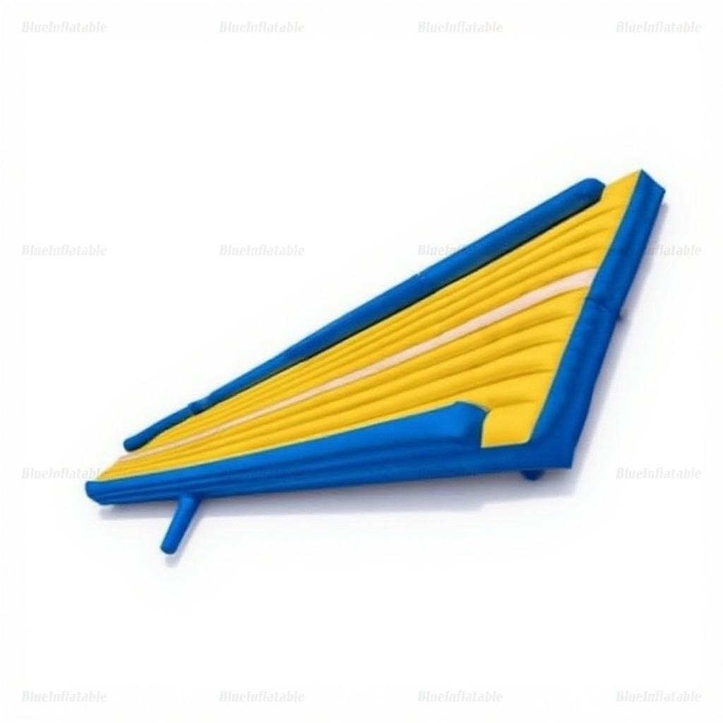 Blue & Yellow Inflatable Air Track Tumbling Mat - Image 2