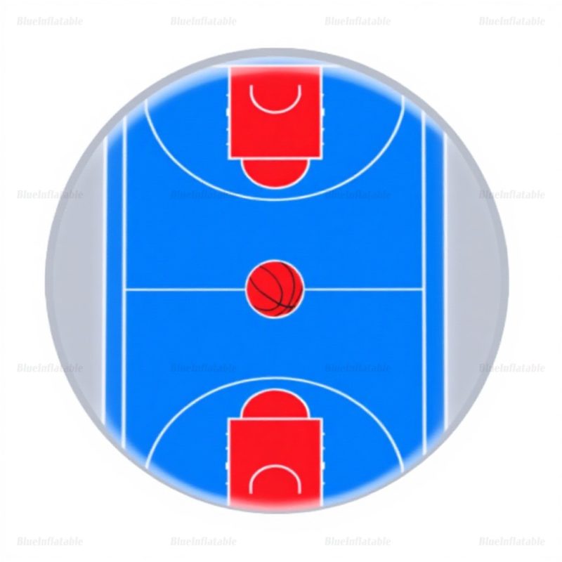 Inflatable Basketball Court with Sports Flooring