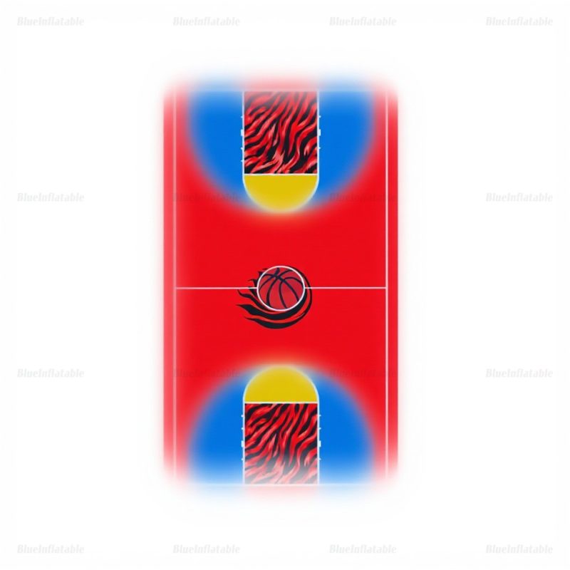 Inflatable Indoor Basketball Court & Tumbling Mat Rental