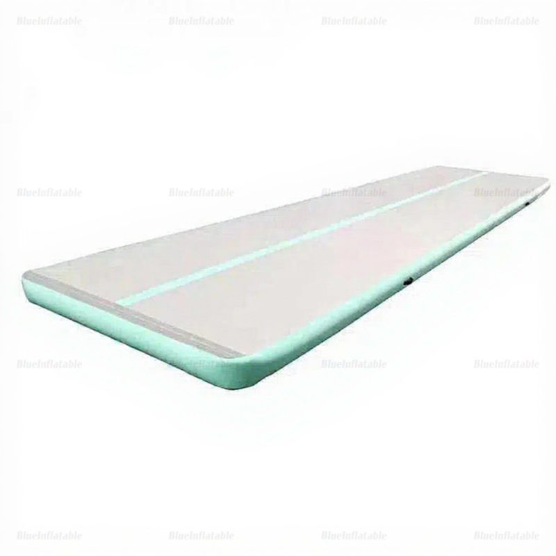 Mint Green Inflatable Tumble Track Mat