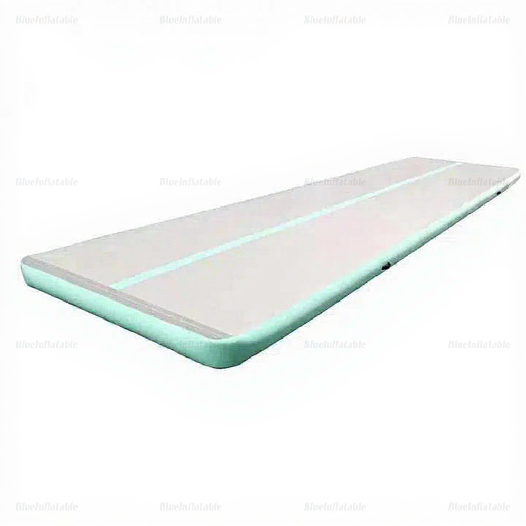 Mint Green Inflatable Tumble Track Mat