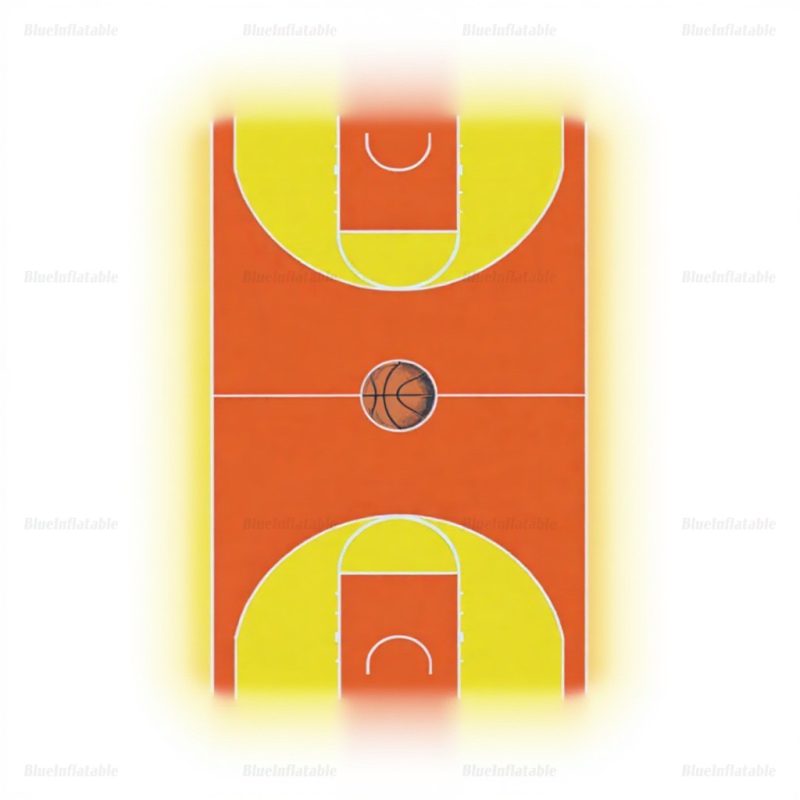 Inflatable Outdoor Basketball Court for Adults