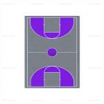 Inflatable Outdoor Basketball Court Air Mat