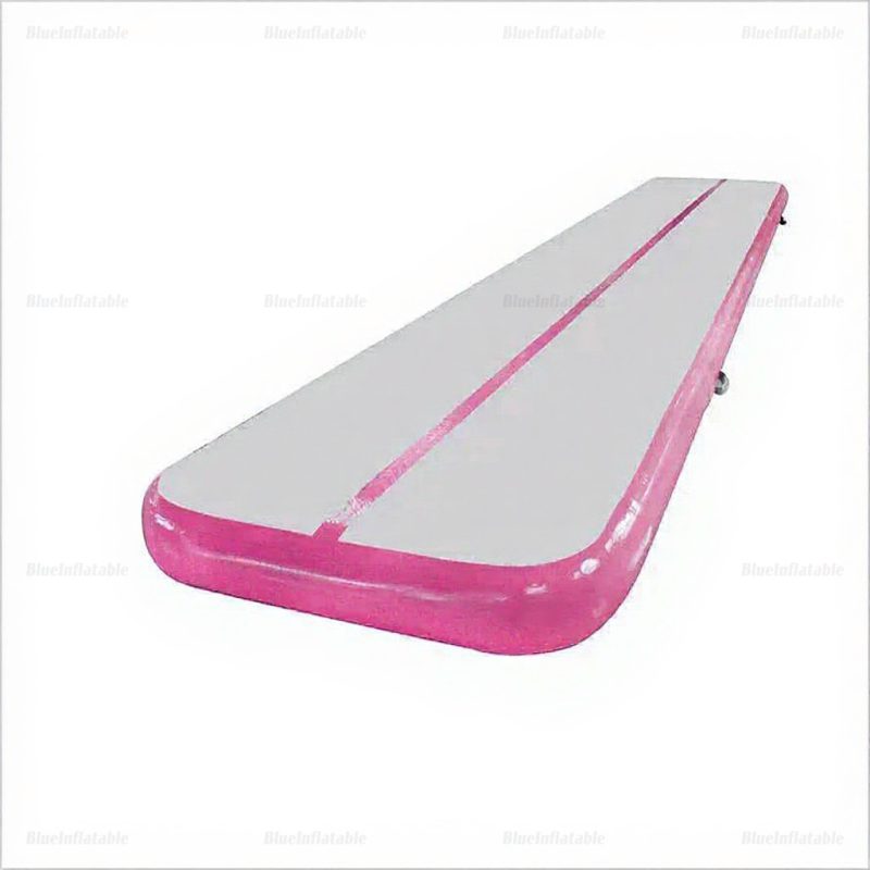 Pink Inflatable Gymnastics Air Tumble Mat
