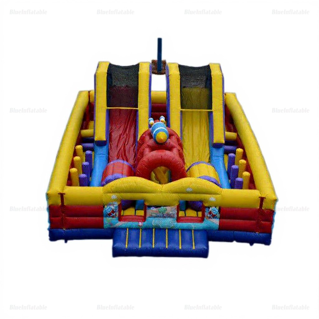 Airplane Theme Durable Inflatable Fun City Slide - Image 3
