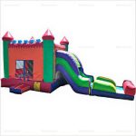 Rainbow Inflatable Bounce Castle Jumper