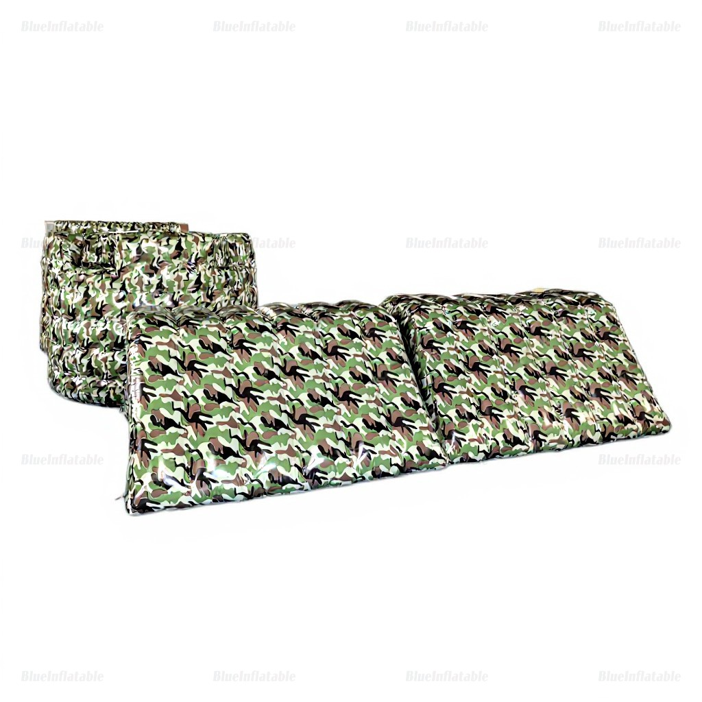 Camouflage Inflatable Paintball Bunker for Team Games