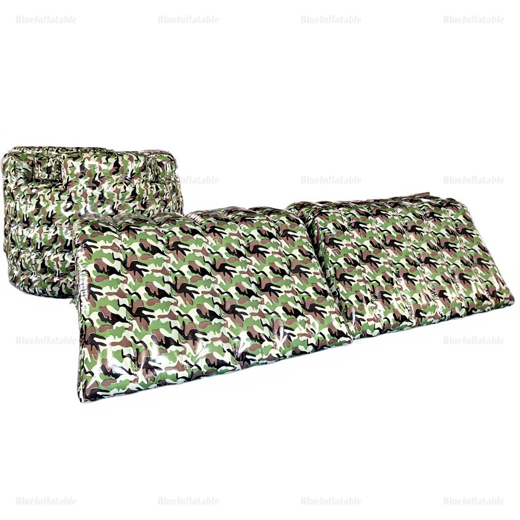 Camouflage Inflatable Paintball Bunker for Team Games - Image 3