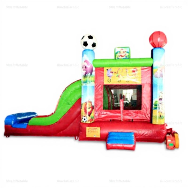 Inflatable Sports Animal Bouncer Combo with 3-Year Warranty