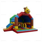 5-in-1 Inflatable Monkey Bouncy Castle