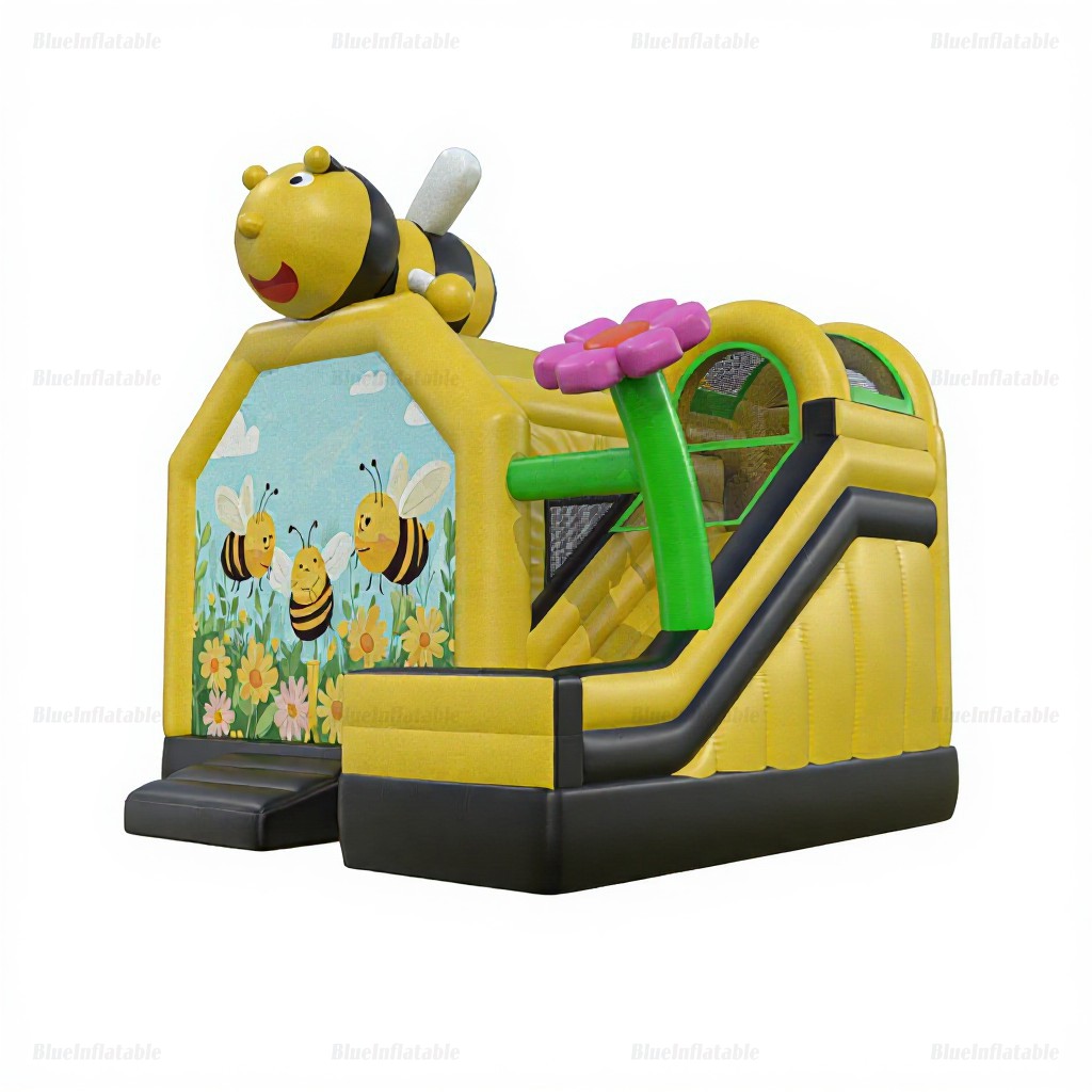 Bee Party Inflatable Bounce House with Slide