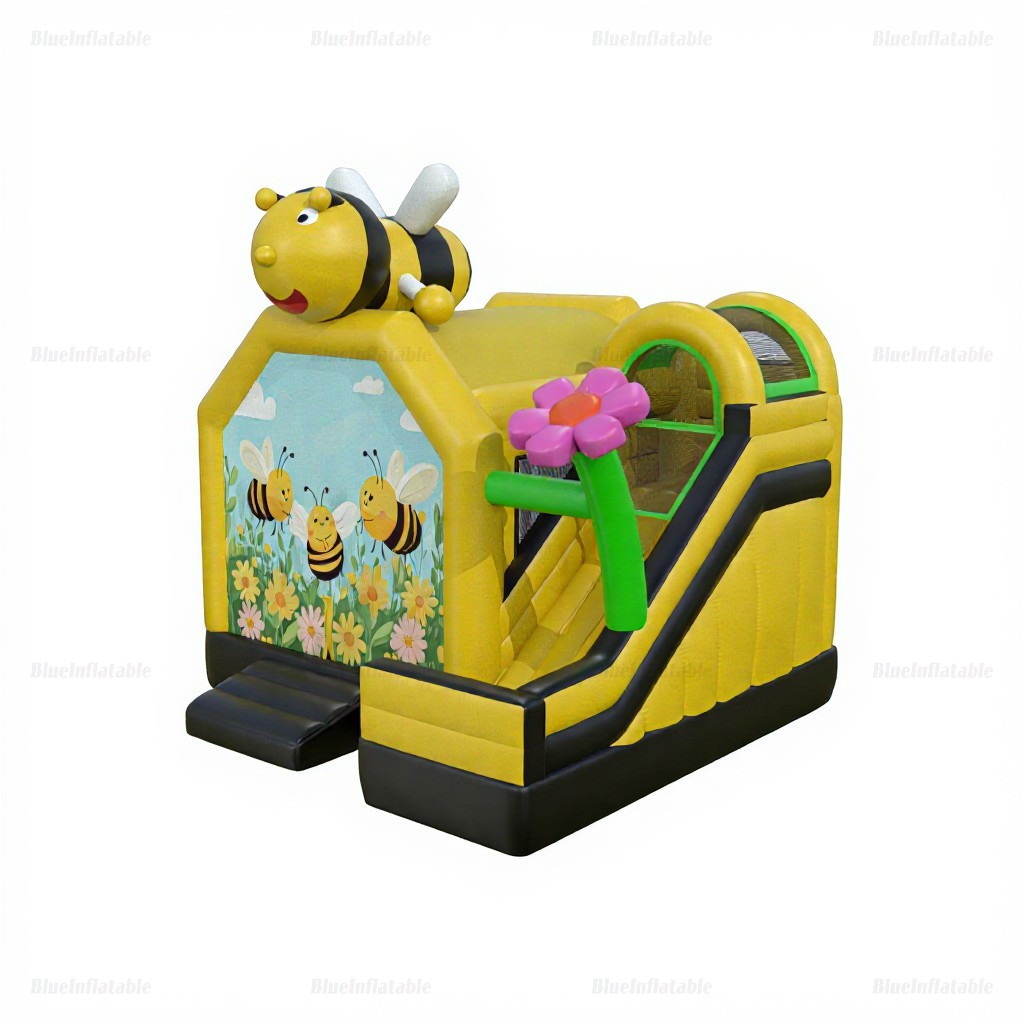 Bee Party Inflatable Bounce House with Slide - Image 6