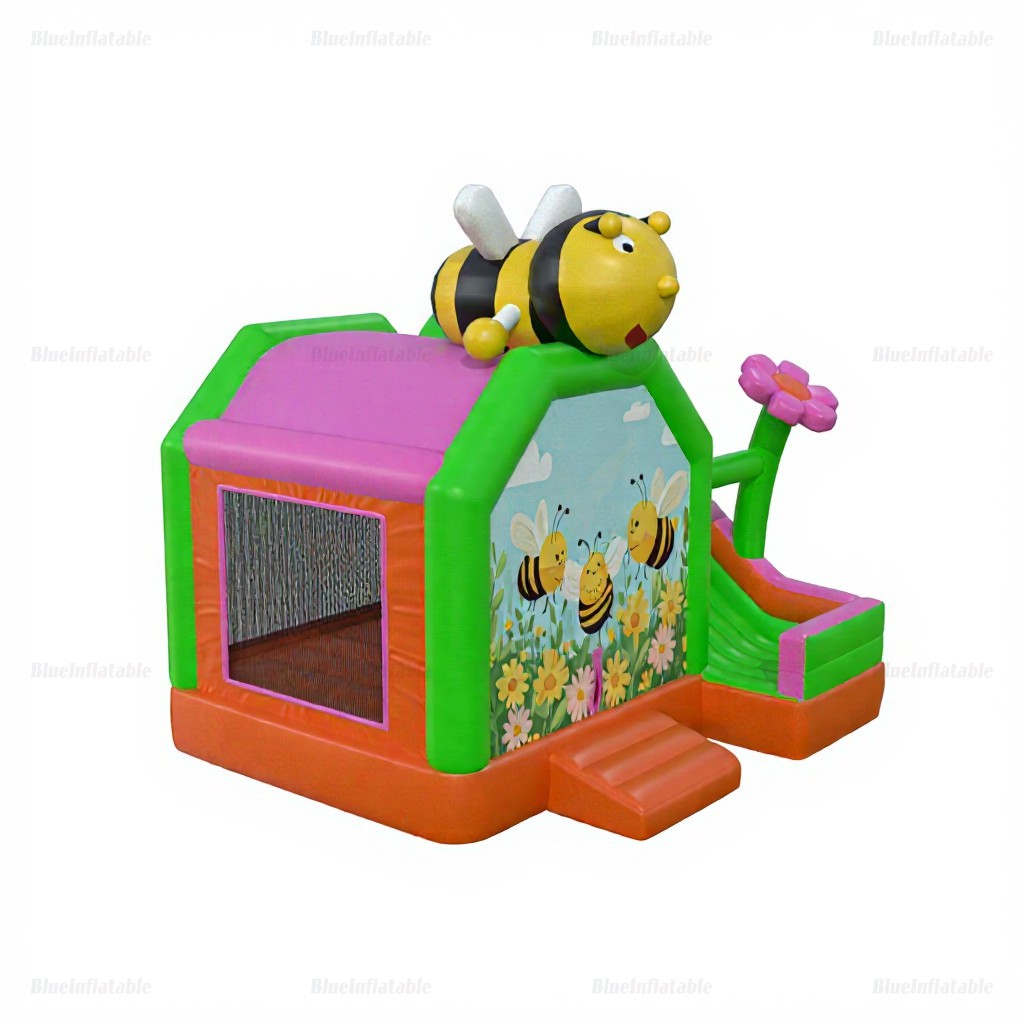 Bee-Themed Inflatable Castle & Slide Combo - Image 5