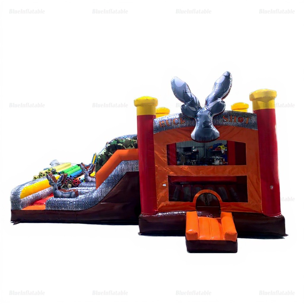 Double Slide Inflatable Bounce House Combo Rental - Image 4
