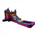 Inflatable Bounce House Combo with Pool & Slide