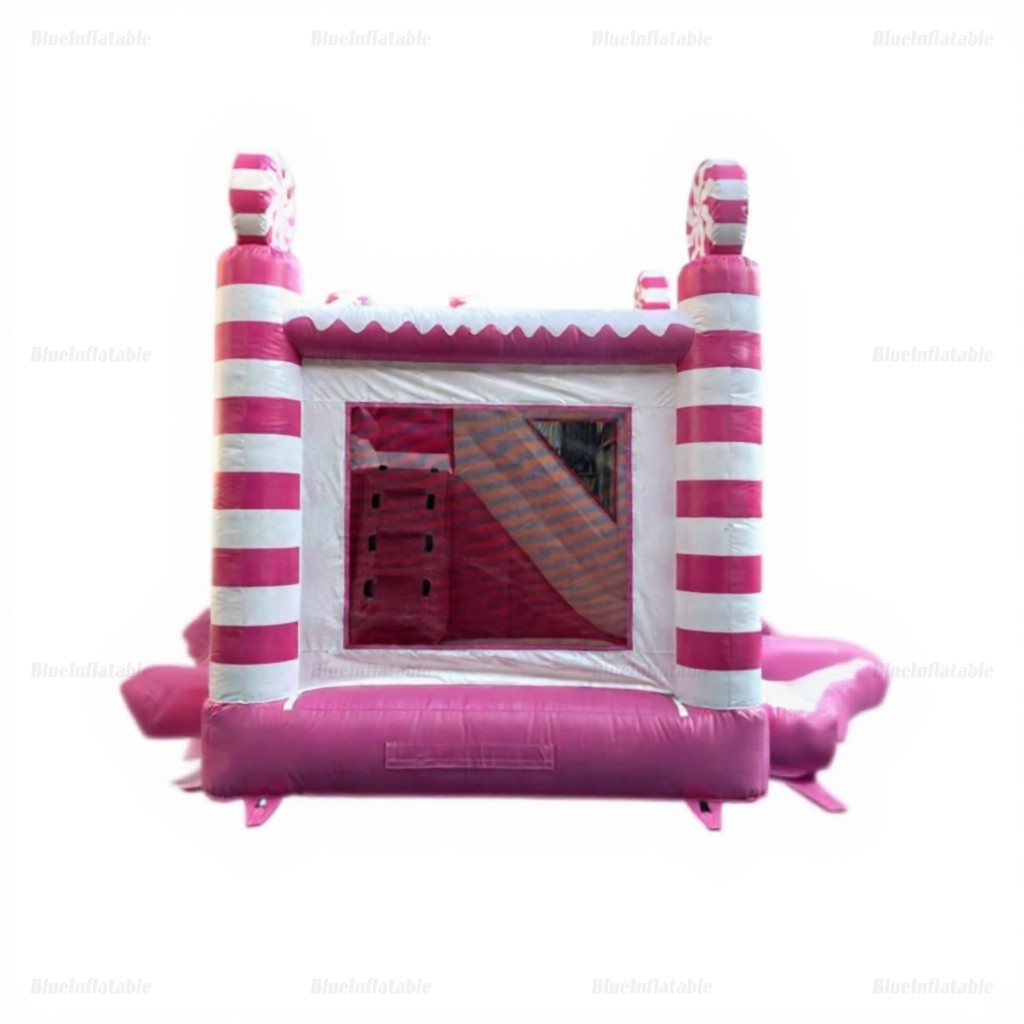 Candy Donut Inflatable Bounce House with Slide - Image 7