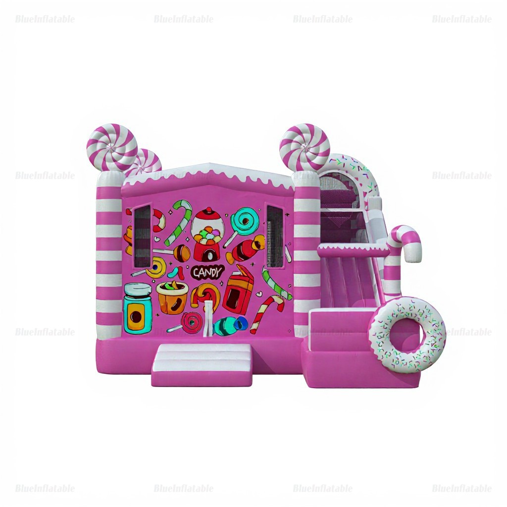 Candy Land Bounce House & Slide Combo Rental - Image 4