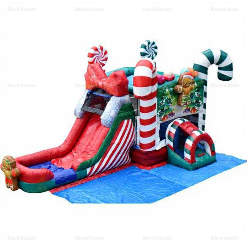 Candyland Inflatable Bounce House and Water Slide Combo