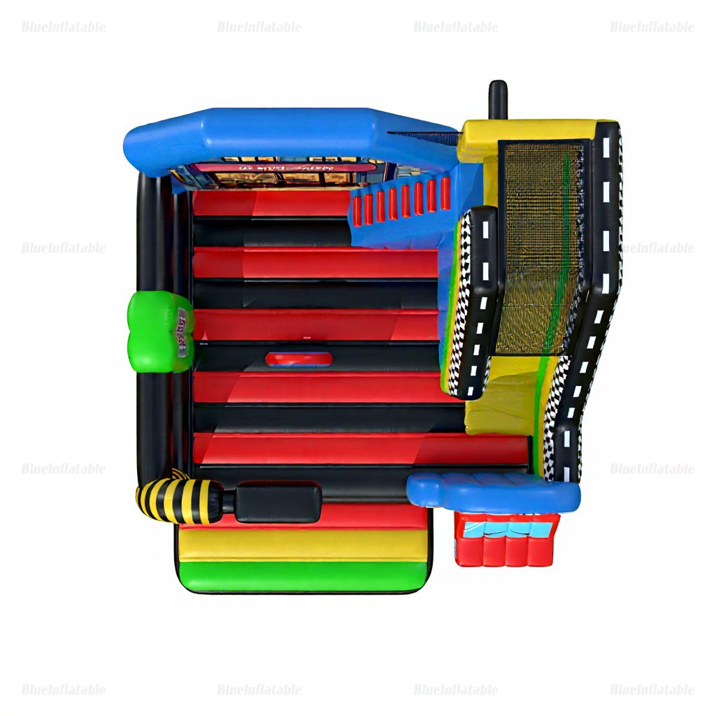 Inflatable Car Party Bounce House with Slide Combo - Image 4