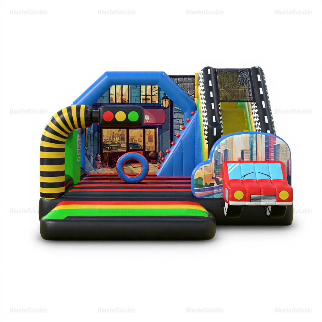 Inflatable Car Party Bounce House with Slide Combo - Image 5