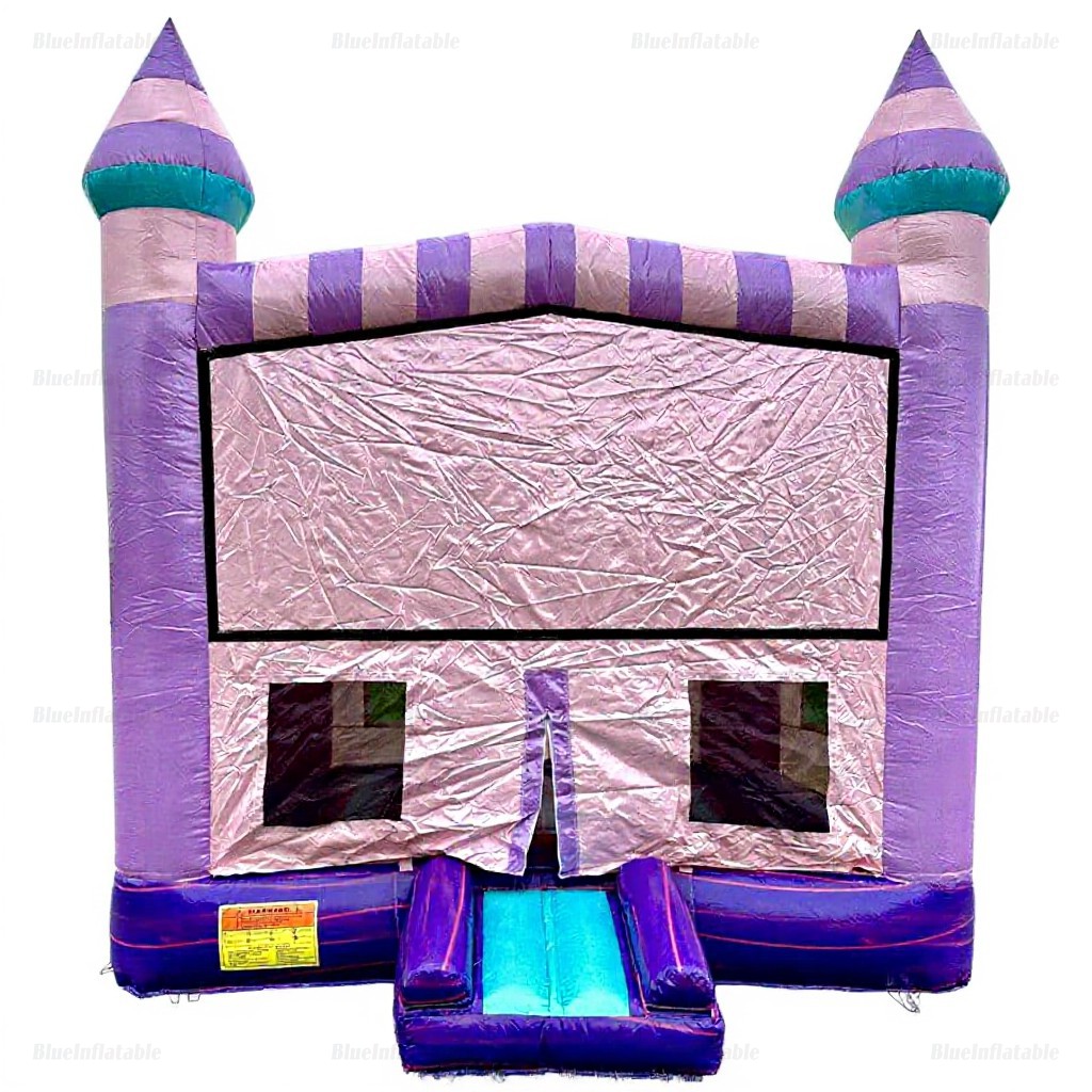 Castle Inflatable Bounce House with Slide and Hoop