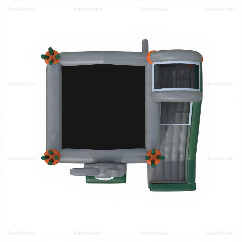 Charming Bunny Inflatable Bounce House & Slide Combo Rental - Image 3