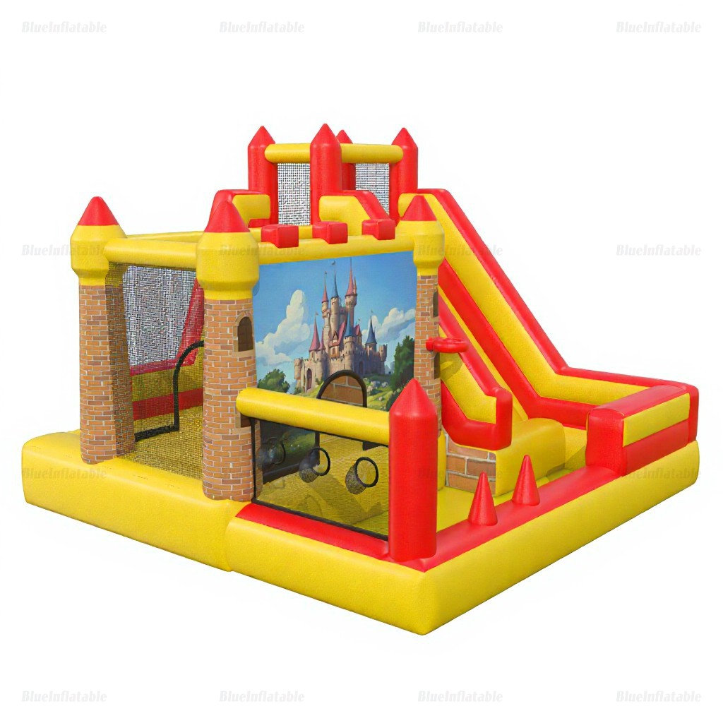 Kids Inflatable Slide & Bouncy Castle Combo Rental - Image 6