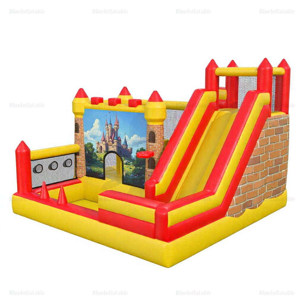 Kids Inflatable Slide & Bouncy Castle Combo Rental - Image 7
