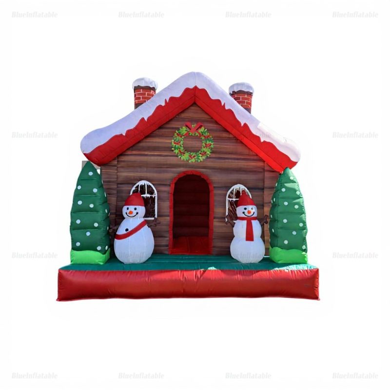 Christmas Tree & Snowman Inflatable Bounce House Rental