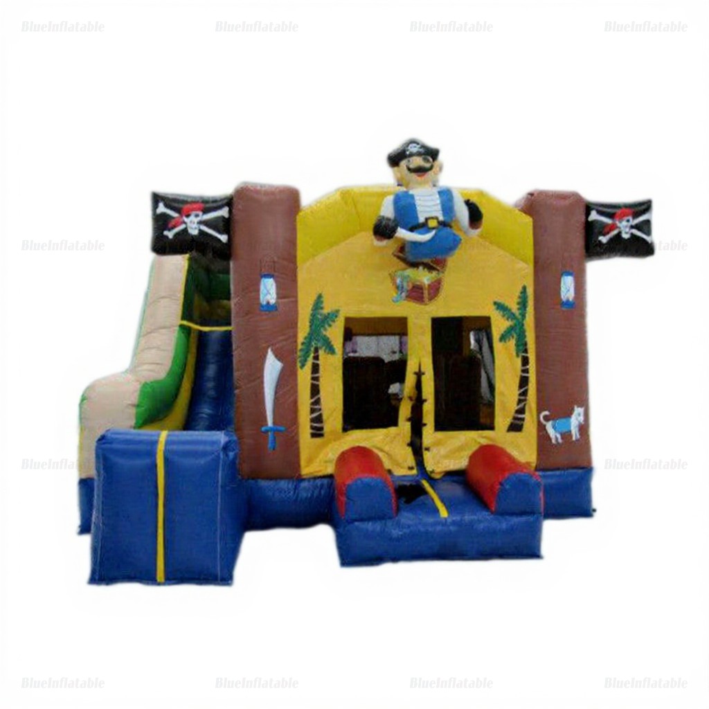 Pirate Inflatable Bounce House with Slide for Kids - Image 2