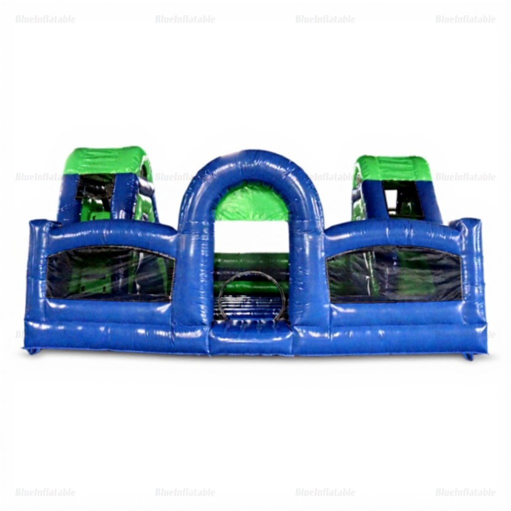 Commercial Inflatable Bounce House with Dual Slides
